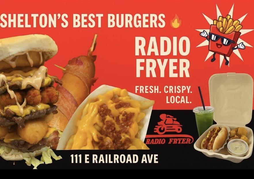 Radio Fryer Foods poster designed by Brittany